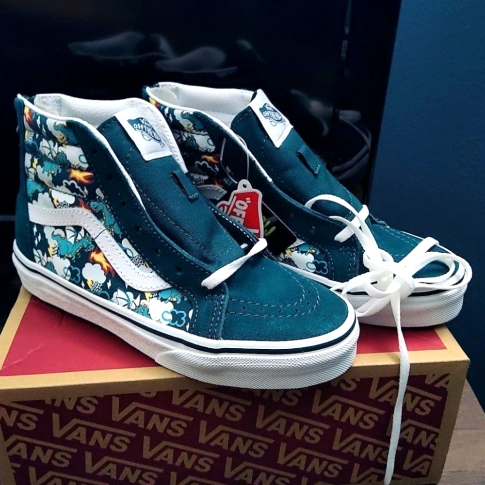 Vans glow in the dark sneakers size 3
